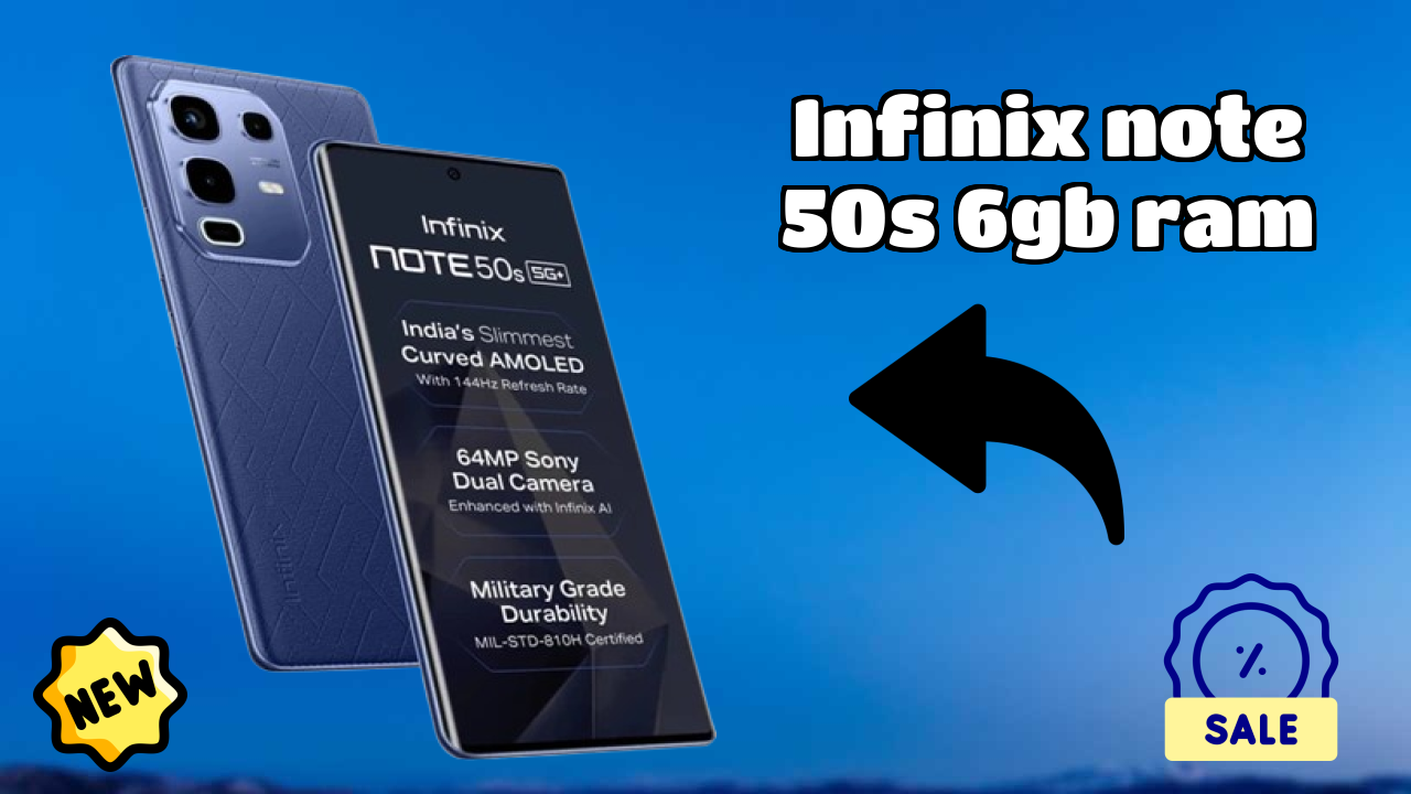 Infinix Note 50s 6GB RAM Performance: 6 GB RAM Gaming Check