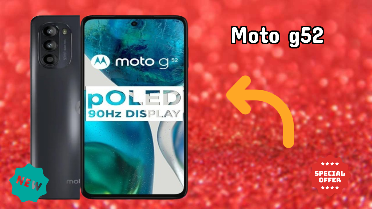 Moto G52 Display Size: 6.6 Inches (16.76 Cm) Screen Quality