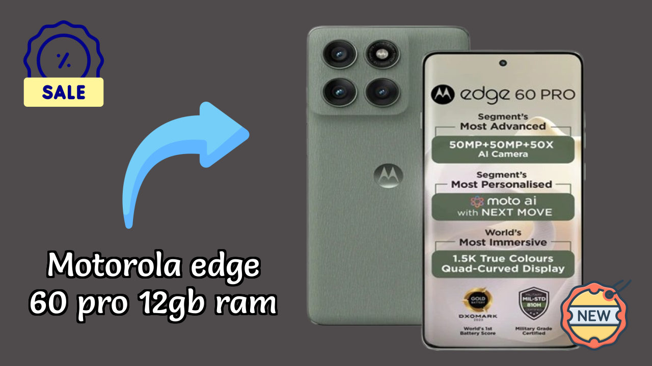 Motorola Edge 60 Pro 12GB RAM Display Quality: P-OLED Explained