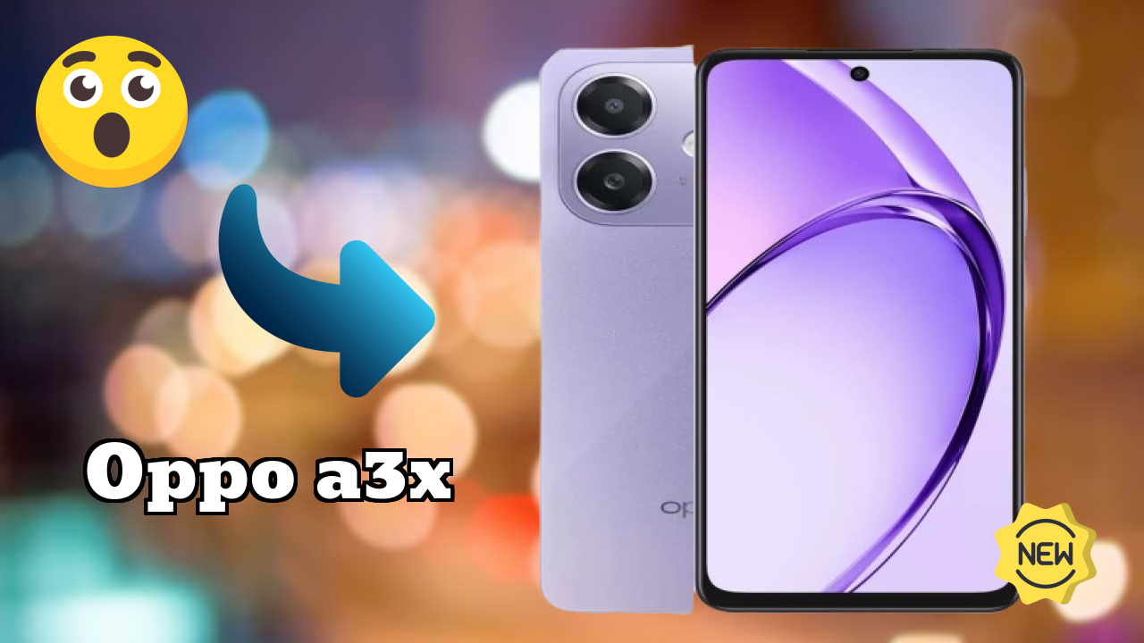 Oppo OPPO A3X - Best Camera Phone Under ₹9,649