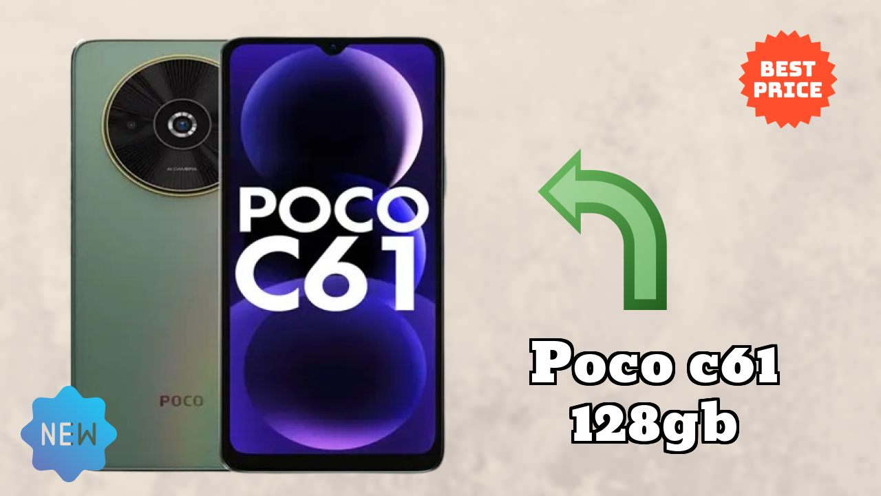 POCO C61 128GB Camera Comparison: 8 MP + 2 MP Rear Camera vs Competition