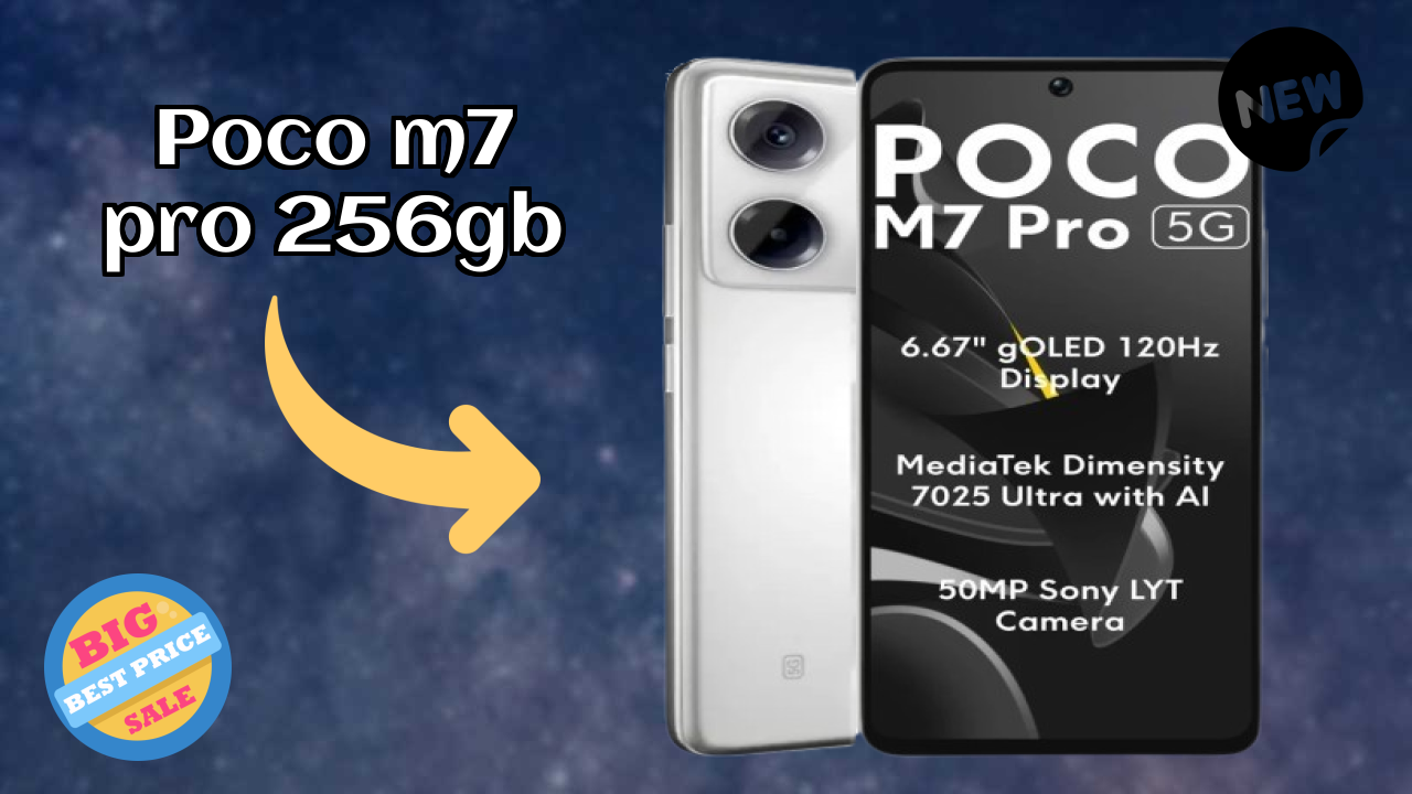 POCO M7 Pro 256GB Display Size: 6.67 Inches (16.94 Cm) Screen Test