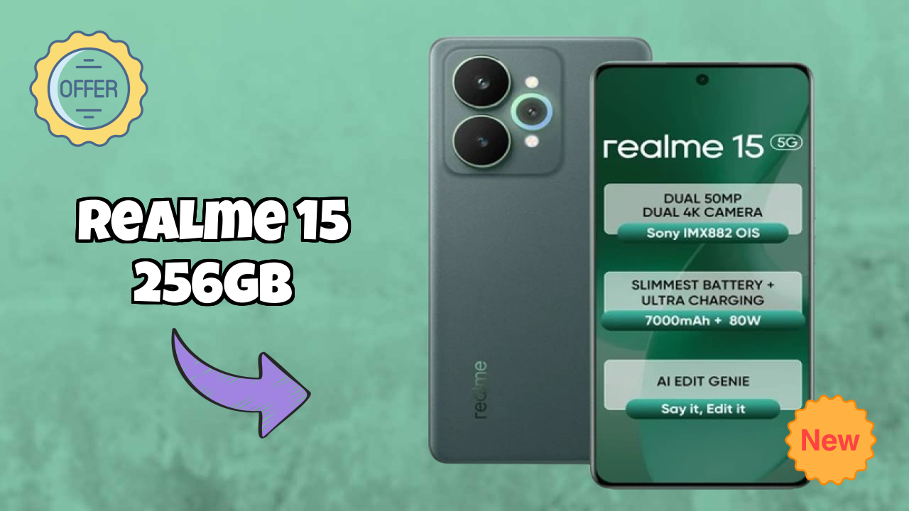Best Budget Phone Alert: Realme 15 256GB Now at Just ₹25,599