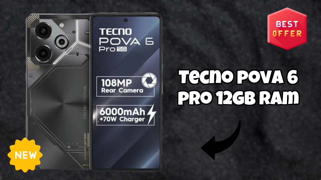 Tecno Pova 6 Pro 12GB RAM Test: 12 GB RAM Handles Heavy Apps